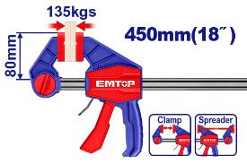 مربط نجارين اتوماتيك
عريض 18 " يتحمل لغايه 135kgs