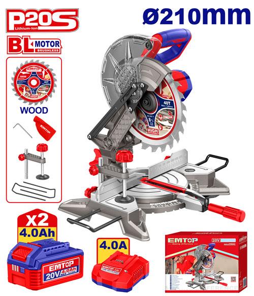 منشار ذيل شحن 20V
8.1/4 " 210MM
مع 2 بطاريه 4A و شاحن