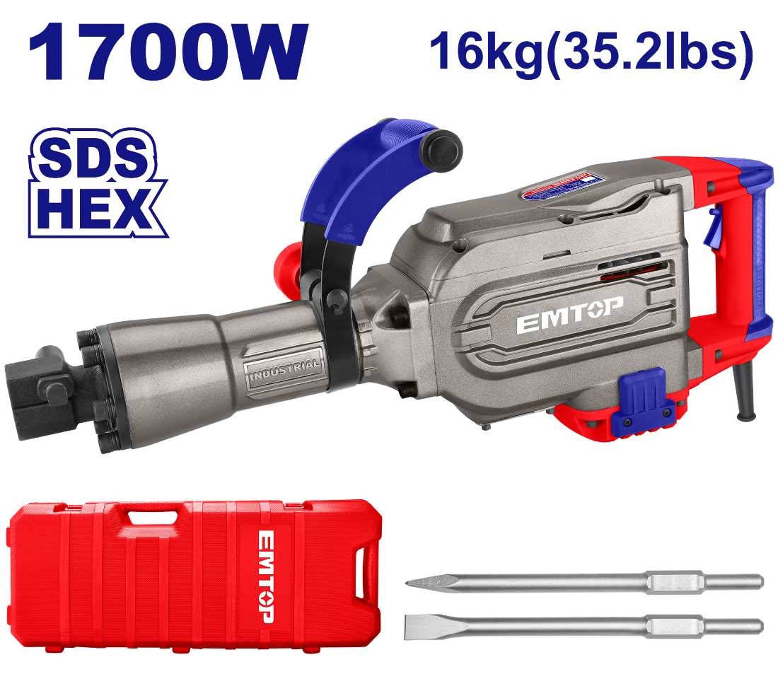 همر تكسير كهرباء
1700W j45 16Kgs
SUPER