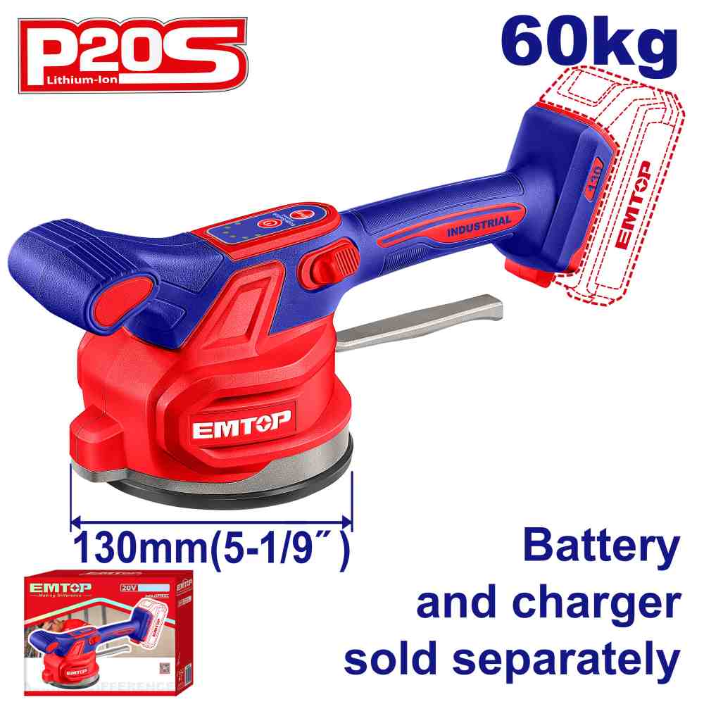 رجاج بلاط شحن 60KG
بدون بطاريه 20v